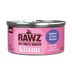 18/2.8oz Rawz Kitten Salmon & Tuna - Food